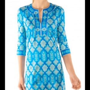 NWT Gretchen Scott Haveli split neck dress new